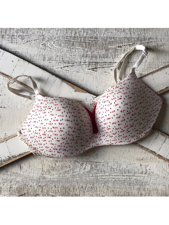 Victoria's Secret Other - Victoria's Secret White Bra with Pink Dot Print